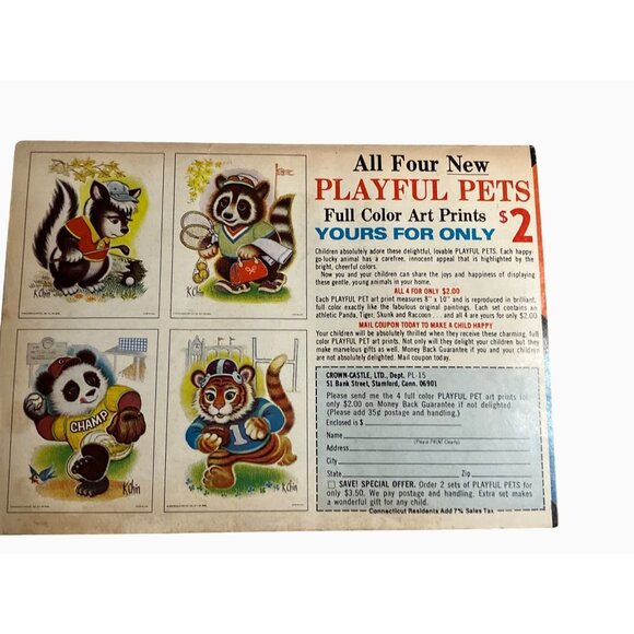 Vintage Oct0ber 1977 Childrens Playcraft Magazine - Picture 13 of 15